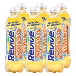 lốc 6 chai nước bù khoáng Revive chanh muối 390ml