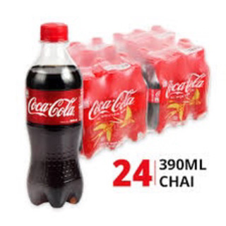 thùng 24 chai nước ngọt có ga Cocacola 390ml