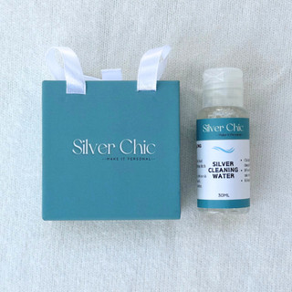 Combo 2 món - Hộp đựng trang sức, nước rửa bạc SILVER CHIC