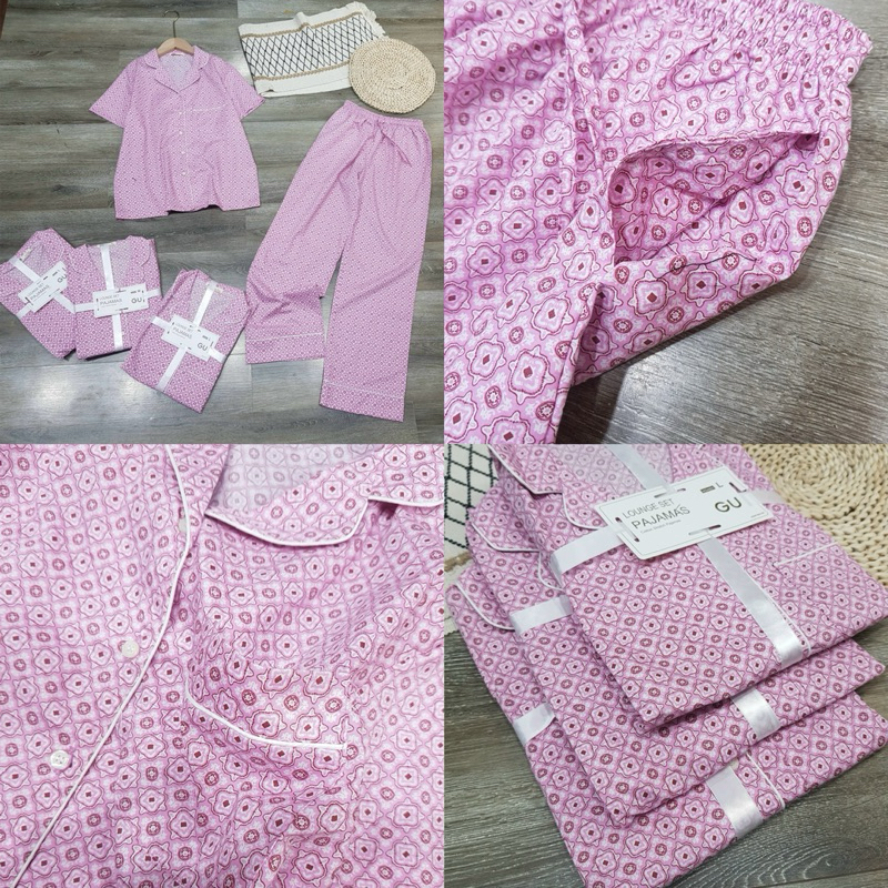 Pijama thô hồng