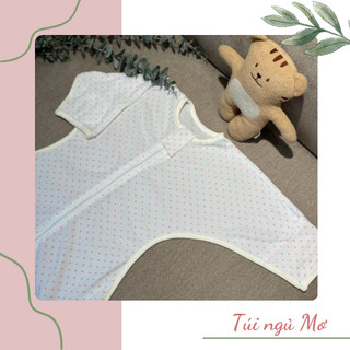 Túi ngủ hè cho bé vải tổ ong baby