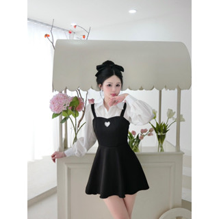 🖤VÁY THIẾT KẾ PHỐI YẾM CUT-OUT TRÁI TIM YURI