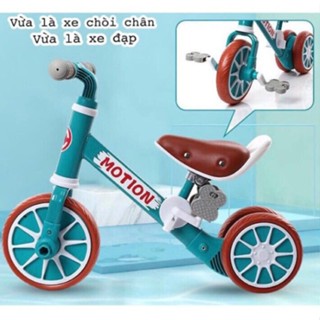 [Miễn ship] Xe Đạp Cho Bé, Xe Đạp Motion Chòi Chân Thăng Bằng 3 Bánh Cho Bé Khung Kim Loại Chắc Chắn
