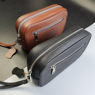 Clutch cầm tay da bò thật