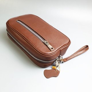 Clutch cầm tay da bò thật