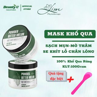 Mask Mặt Nạ Khổ Qua Rừng Lim 100g Giảm Mụn Mờ Thâm Da Dầu , Dưỡng Da Căng Bóng , Bột Khổ Qua Rừng