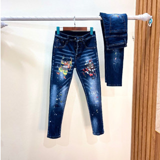 Quần jean Dsqq Nhật cổ bản 4 cúc mã 39580 không rách và rách