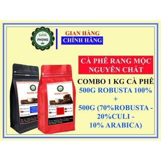 1Kg cà phê rang mộc nguyên chất Đăk Lăk