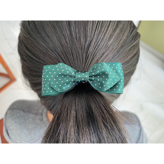 Cột tóc handmade chấm bi xinh xắn C01
