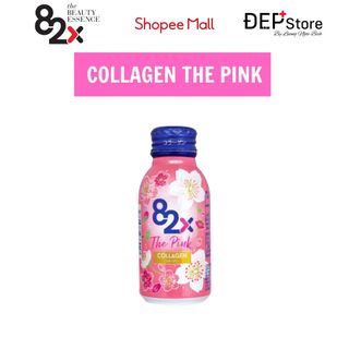 Nước uống đẹp da 82X The Pink - hàm lượng 1000mg collagen làm đẹp 100ml/chai