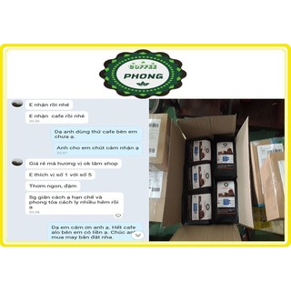 1Kg cà phê rang mộc nguyên chất Đăk Lăk (1 túi Robusta 500g + 1 túi Robusta - Culi - Arabica 500g)