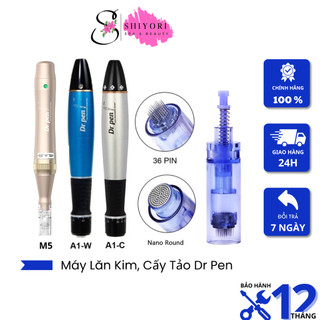 Máy dr pen tích điện - không tích điện, máy cấy tảo, máy phi kim dr pen a1-c