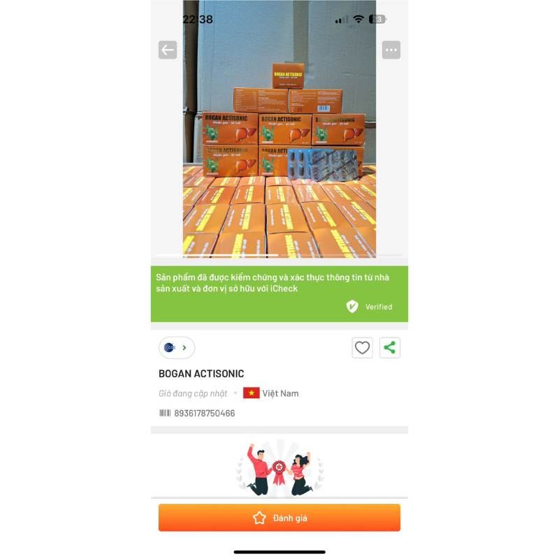 Viên uống giải độc gan BOGAN ACTISONIC - bảo vệ gan , giúp mát gan