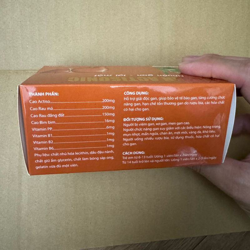 Viên uống giải độc gan BOGAN ACTISONIC - bảo vệ gan , giúp mát gan