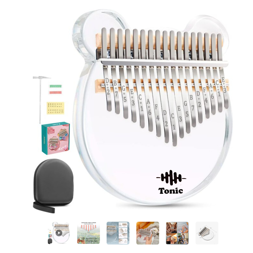 ĐÀN KALIMBA PHA LÊ HÌNH GẤU MÈO TONIC KALIMBA TẶNG 25 TAB KALIMBA CHO BẠN MỚI HƯỚNG DẪN CHỈNH ÂM