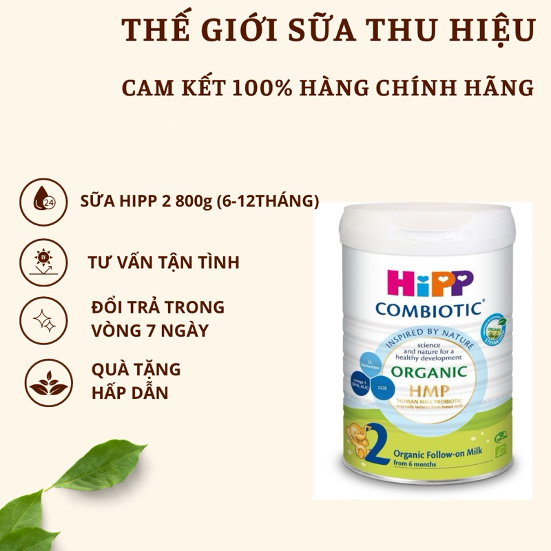Sữa bột HiPP 2 800g