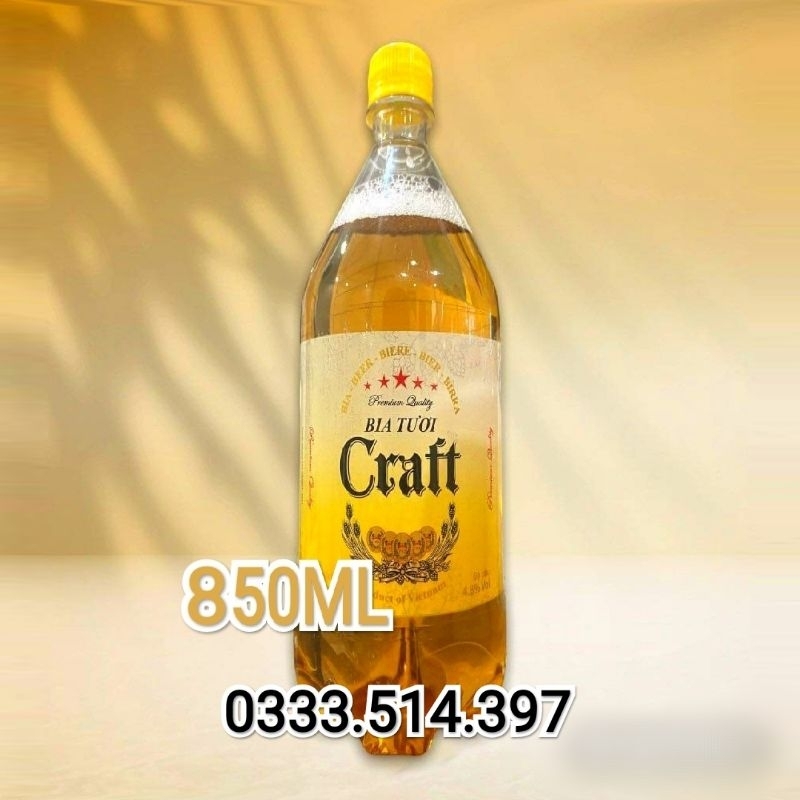 [combo 3chai] bia Tươi CRAFT