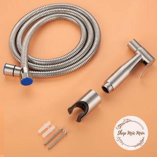 Vòi xịt vệ sinh inox 304 cao cấp - vòi xịt rửa