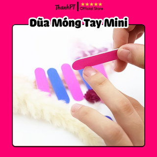 Set 10 Dũa Mini Móng Tay Hai Mặt - Phụ Kiện Hỗ Trợ Nail Box
