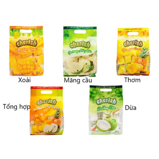 Thạch rau câu cherish pudding xoài, mãng cầu, thơm, tổng hợp, dừa túi 405g
