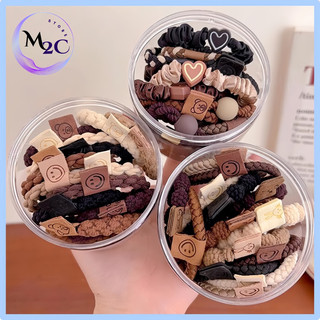 Dây buộc tóc nữ bền đẹp co dãn tốt, sét 10 dây cột tóc thời trang đơn giản dành cho nàng