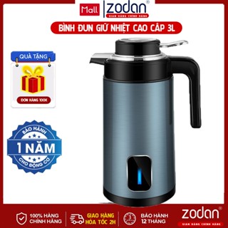 [VỪA MỞ BÁN] Ấm siêu tốc 2in1 đun nước cực nhanh, ấm đun nước siêu tốc cao cấp dung tích 3 LÍT kiêm bình giữ nhiệt