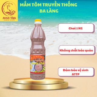 Mắm tôm ngon ba làng thanh hóa - thương hiệu minh tâm - loại 1, chai 1kg