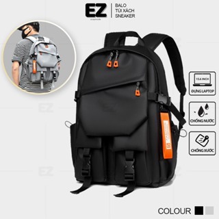  Balo đi học nam nữ BLU06 vải Oxford chống thấm nước cao cấp  Cặp đi học đựng laptop 15.6 inch  Balo học sinh 