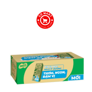Thùng 48 Hộp Sữa Nestlé Milo Ít Đường (180ml/ Hộp)