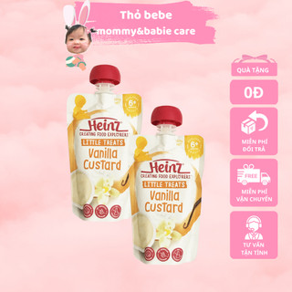 Váng sữa heinz custard, váng sữa hoa quả heinz úc tăng cân cho bé từ 6 tháng 120g