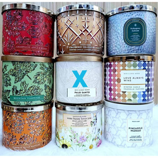 Nến thơm 3 tim Bath & body works 411g