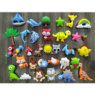 Link 1- Con thú treo nôi, cũi rời bằng vải nỉ handmade