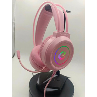 Tai Nghe Máy Tính Gaming Chụp Tai Có Mic Jack Cắm USB Âm Thanh 7.1 Màu Hồng Cao Cấp Cực Hay Cho Pc,Laptop