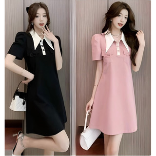(HÀNG NHẬP -  BIGSIZE ) VÁY ĐẦM TÚI HỘP FD- CỔ ÁO SƠ MI NHỌN TO BẢNG PHONG CÁCH MỚI  ( MYY 3901124)
