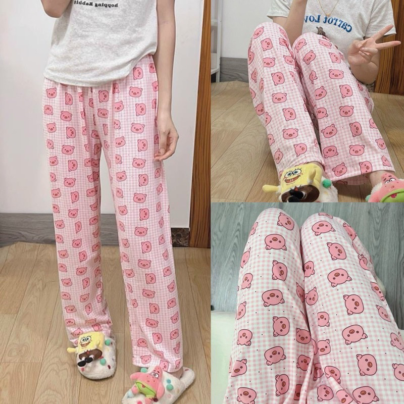 QUẦN DÀI MẶC NHÀ SIÊU KUTE ĐÁNG YÊU,QUẦN DÀI NỮ