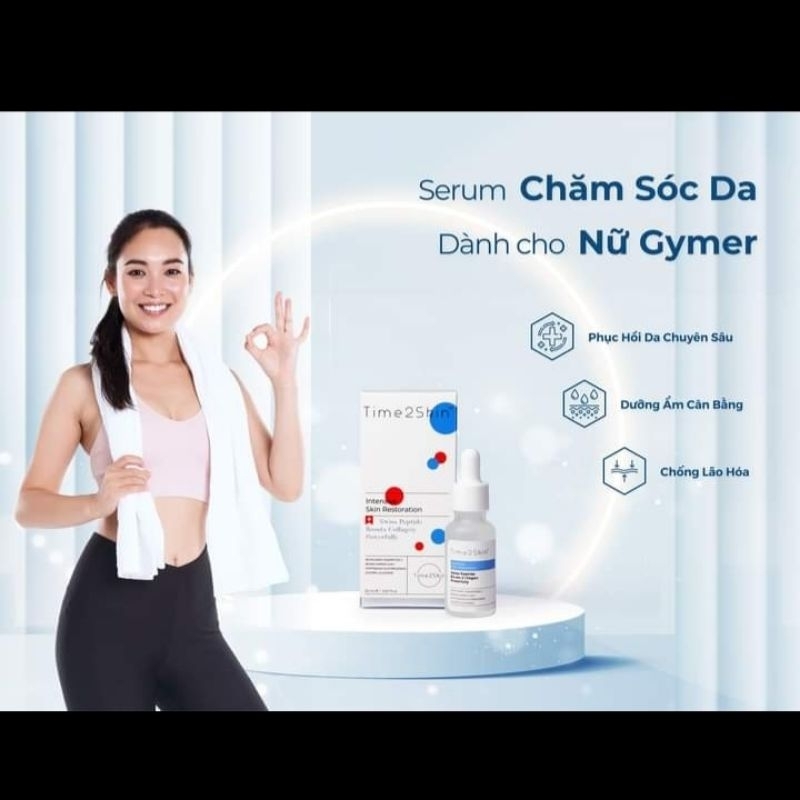 Serum Time2Skin Phục Hồi Làn Da Dung tích 20ml - HTHshop102