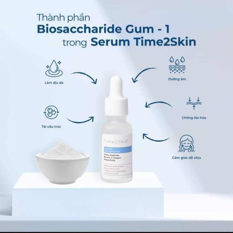 Serum Time2Skin Phục Hồi Làn Da Dung tích 20ml - HTHshop102