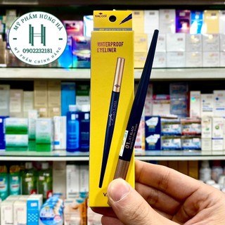 Bút kẻ mắt nước Vacosi, dạ kẻ mắt Vacosi Waterproof Eyeliner VM24-01, siêu lì, màu đen