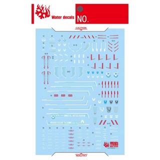 Đề can - Decal nước cho mô hình lắp ráp HGCE Immortal Justice