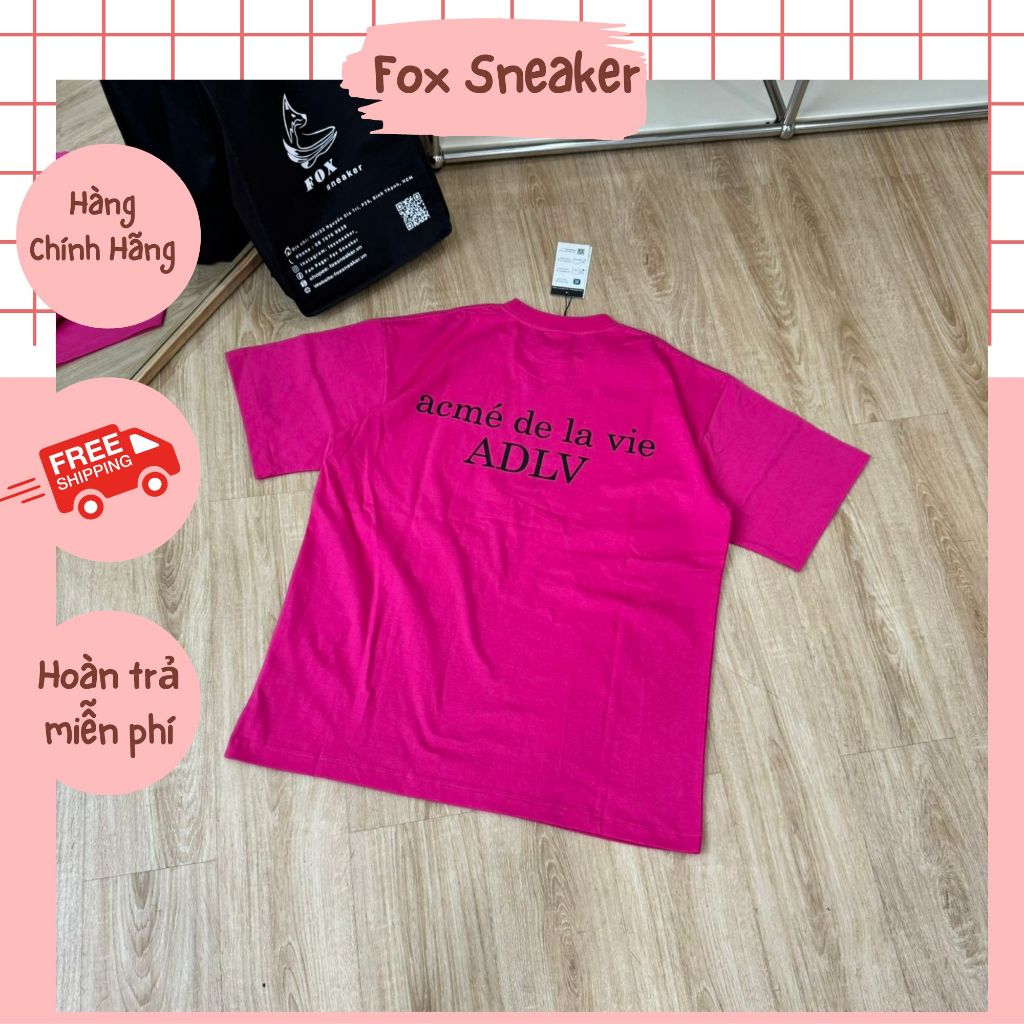 Áo Thun ADLV Basic Màu Hồng Chính Hãng | Fox Sneaker
