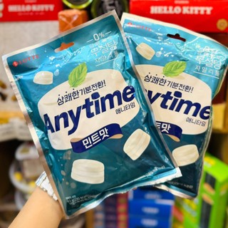 Kẹo bạc hà sữa không đường anytime lotte 92g