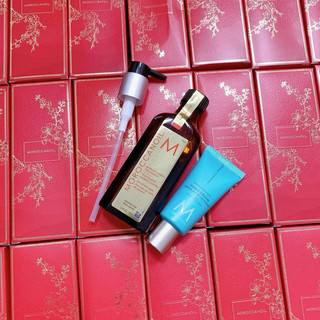(TẶNG KEM TAY) set tinh dầu dưỡng tóc siêu mượt Moroc
