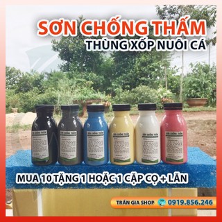 Sơn chống thấm thùng xốp nuôi cá