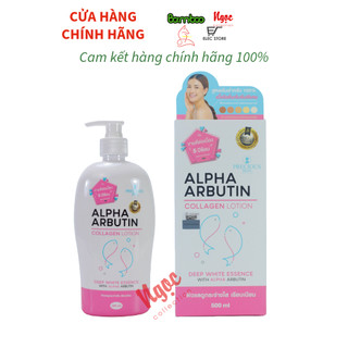 Dưỡng Thể Trắng Da Alpha Arbutin Collagen Lotion 500ml – Thái Lan