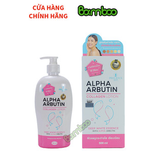 Sữa dưỡng trắng da Alpha Arbutin Collagen Collagen Lotion Plus 500ml