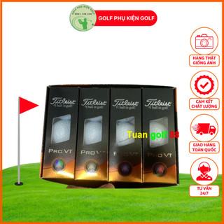 Bóng golf mới 100%, bóng gôn, bóng golf chính hãng titleist 1 hộp/12 quả -màu trắng