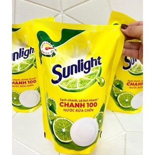 Nước rửa chén Sunlight chanh 100 túi 3.5kg