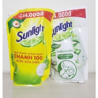 Nước rửa chén Sunlight chanh 100 túi 3.5kg