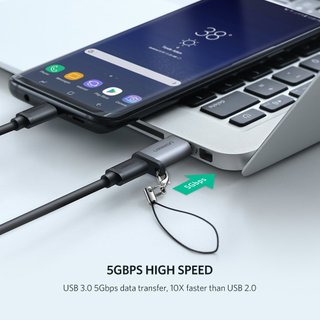 Đầu chuyển USB 3.0 sang USB Type-C (âm) Ugreen