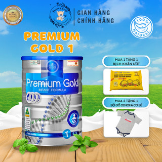 [Sẵn] Sữa Bột Hoàng Gia Úc Premium Gold Số 1 Bổ Sung Vitamin, Khoáng Chất Cho Trẻ ROYAL AUSNZ 900g